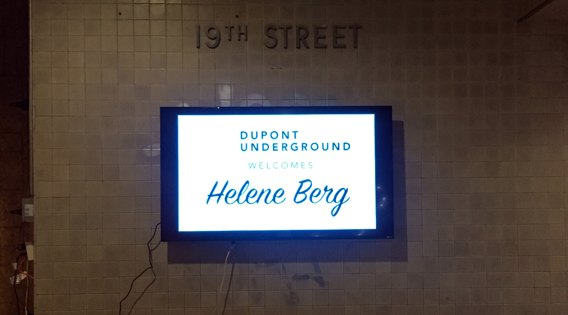 Dupont Underground, Loops of Light, Helene Berg