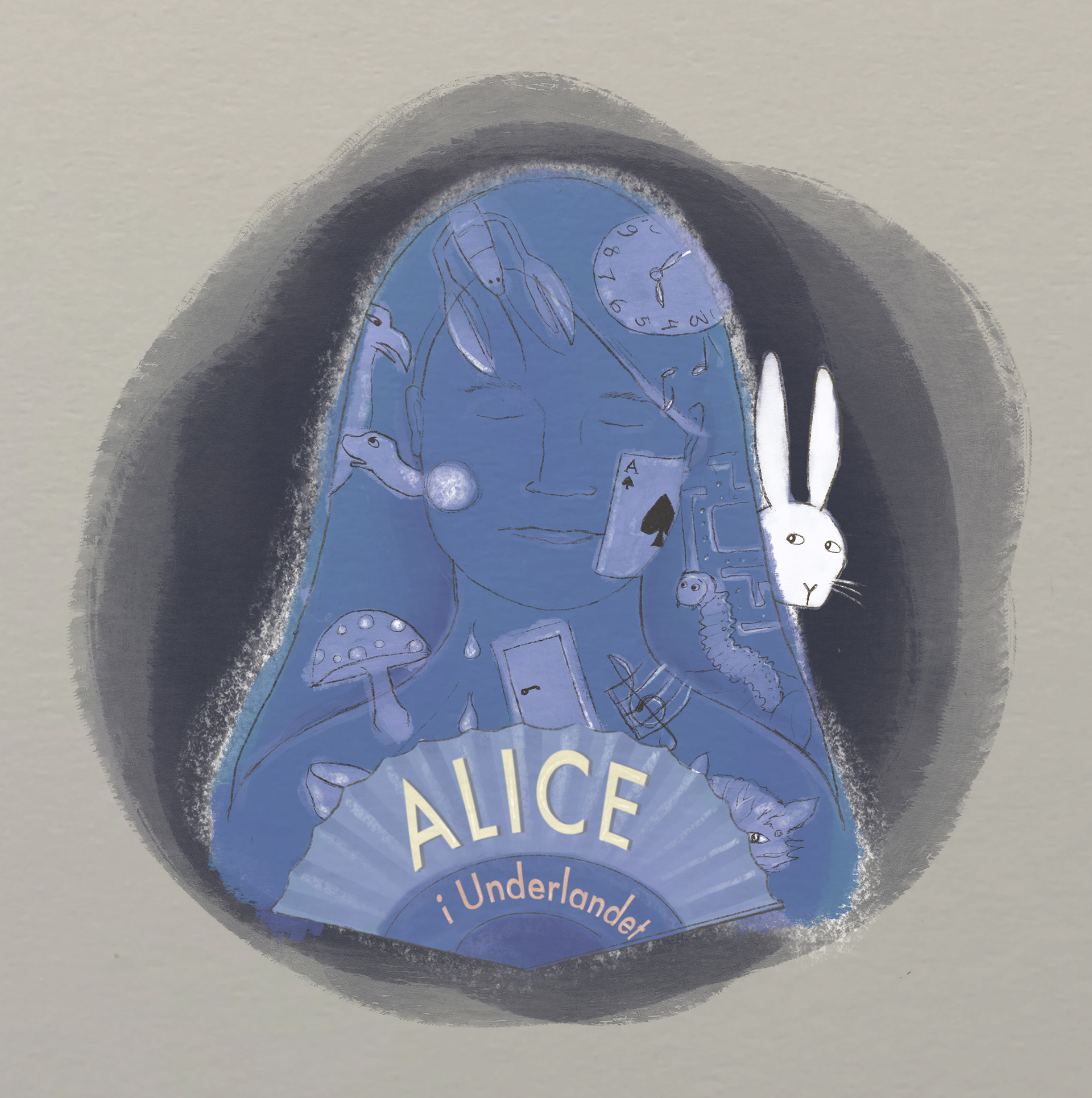 Affisch Alice i Underlandet